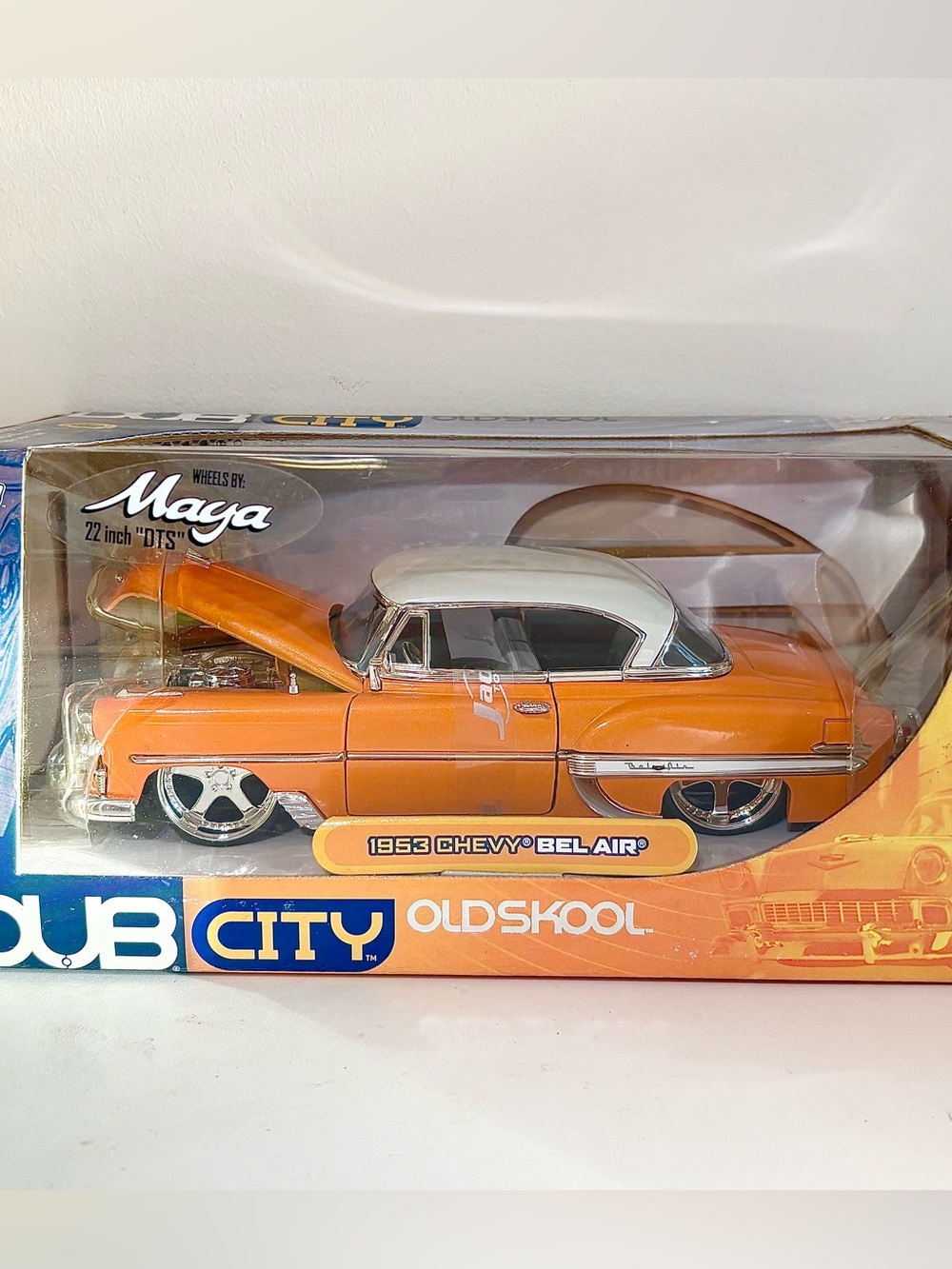 NEW 1953 Chevrolet Bel Air Jada Muscle Car-Orange Chevy Racing/Sports Die-Cast